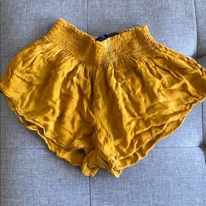Yellow Blue Life Beach Bunny Shorts
